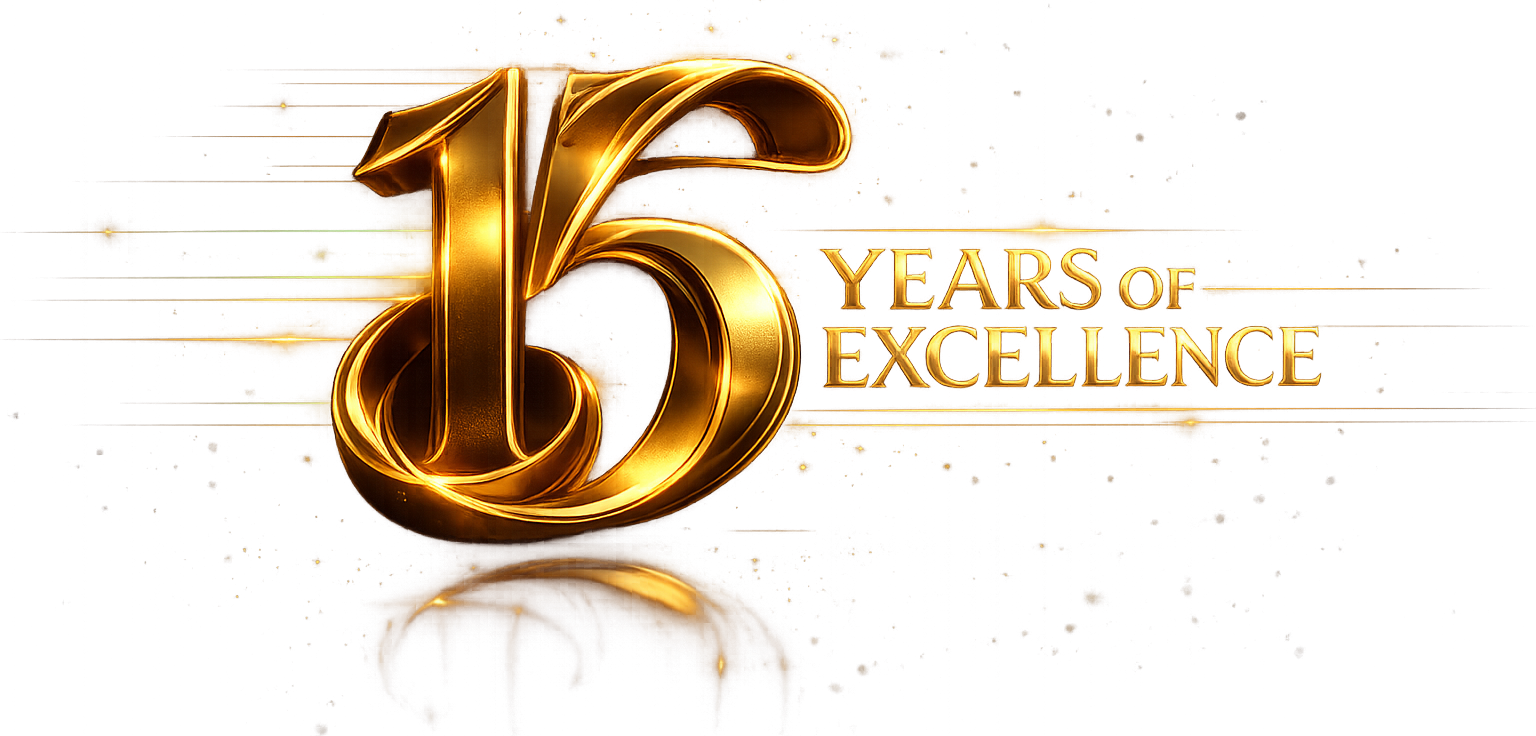 15+ Years of Excellence