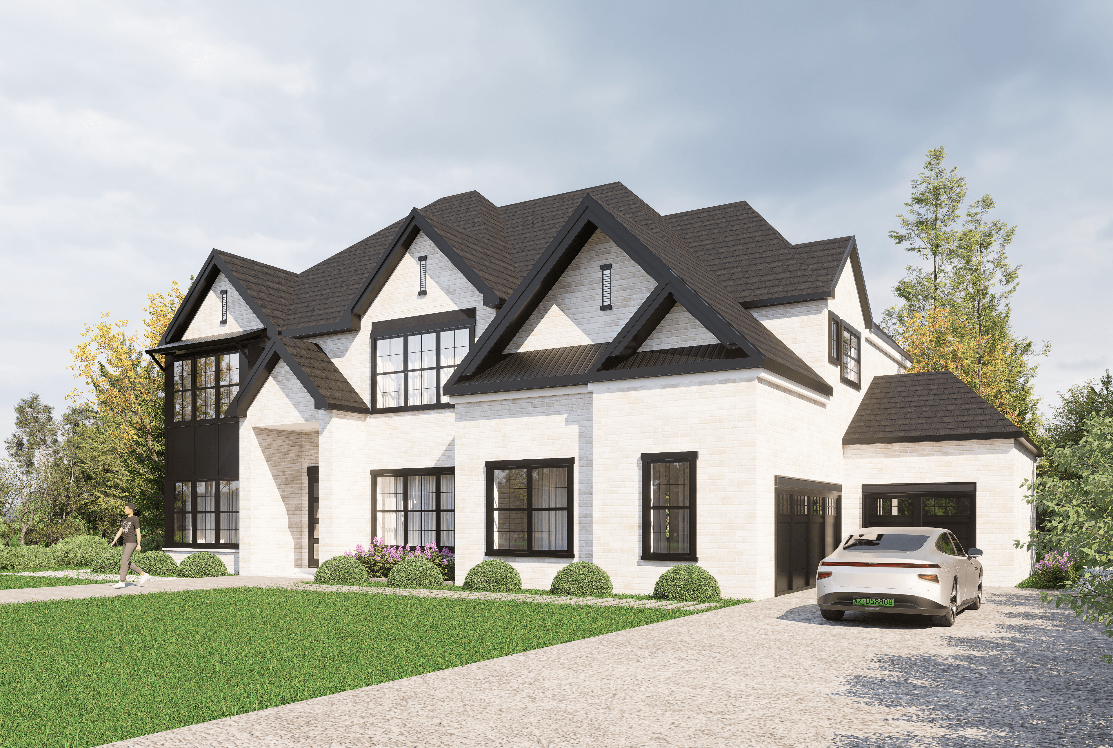 Jamestown estate exterior render