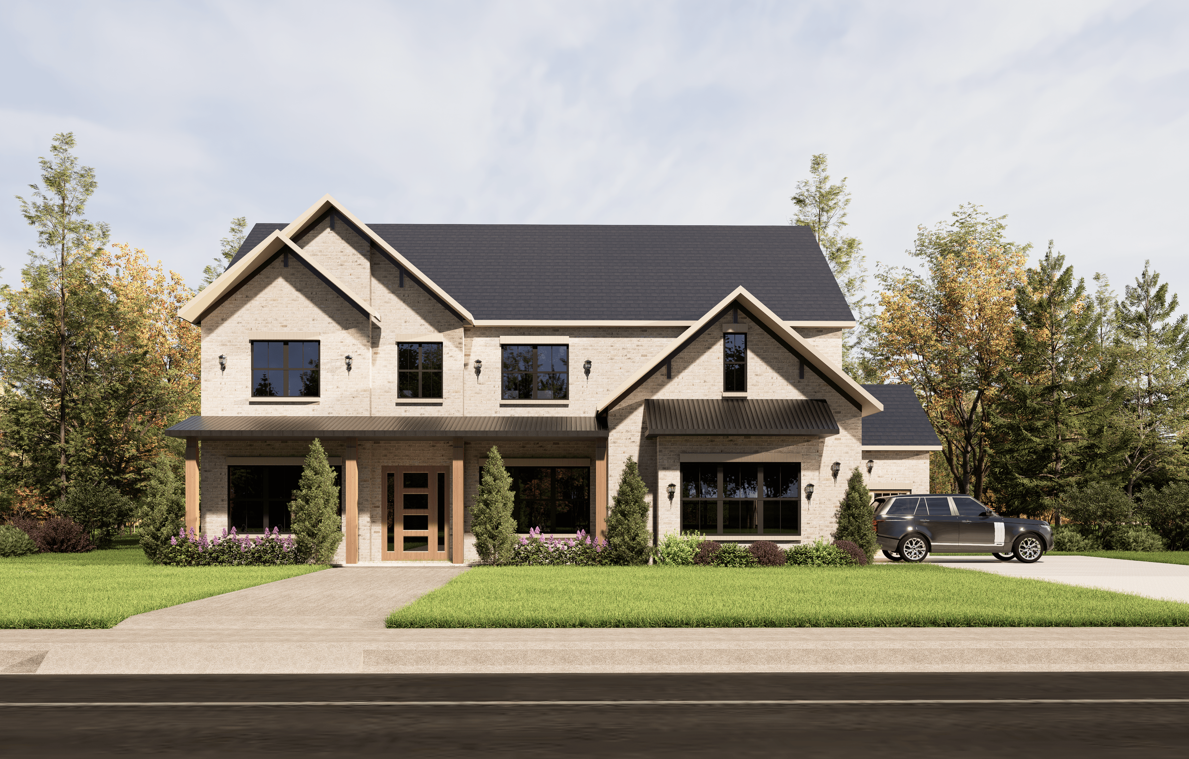 Vicksburg estate exterior render