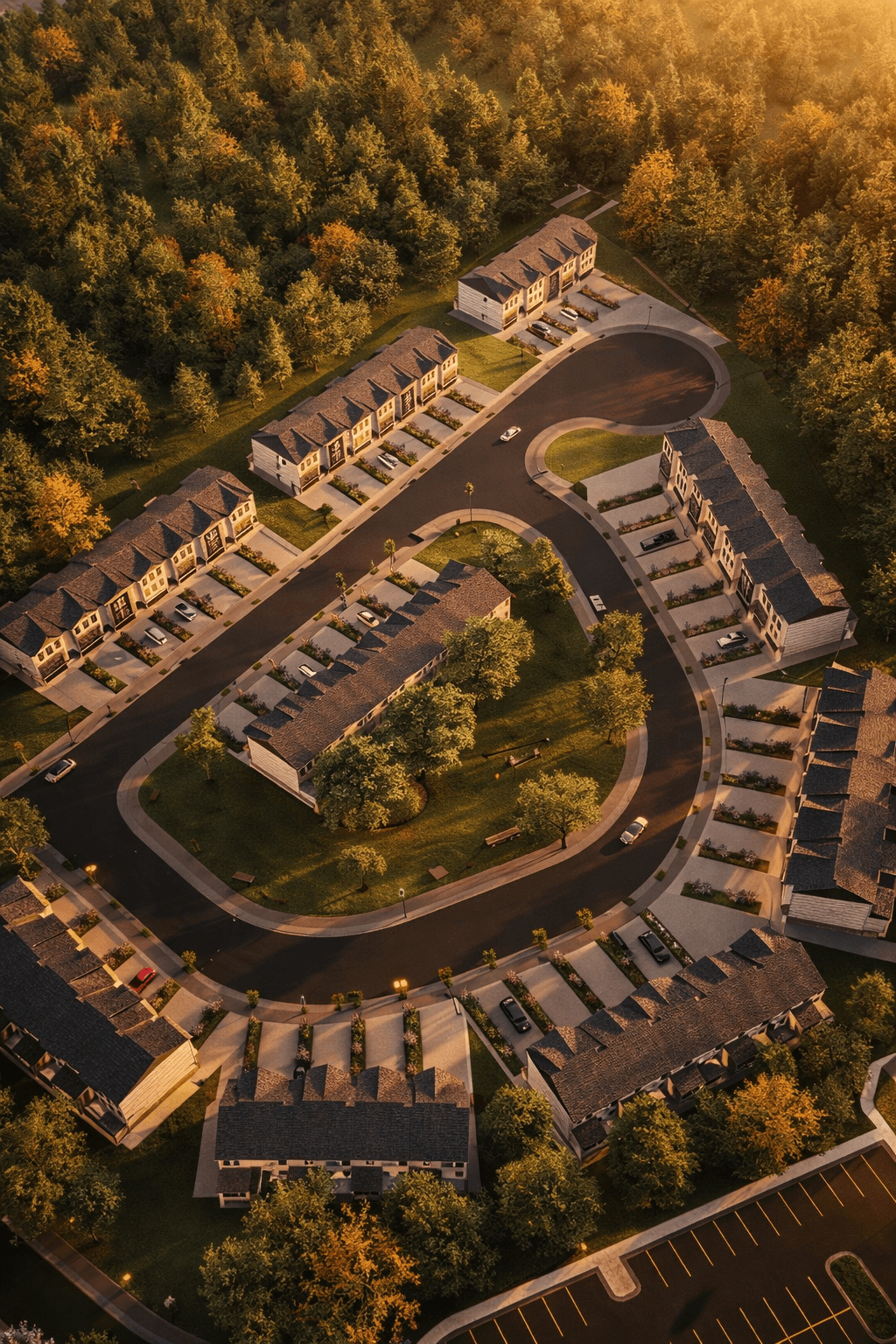 Sydney Oaks community aerial view